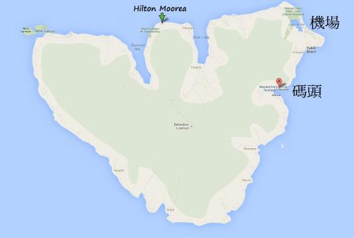 Moorea Map